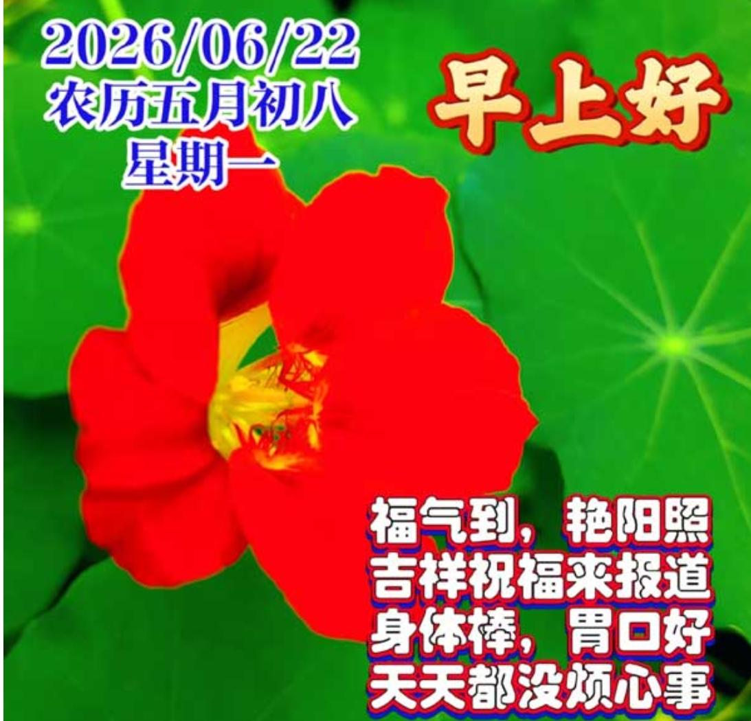 夏至过后天渐热，高温酷暑身边绕；出门记得防骄阳，多吃清淡多喝汤；早睡早起