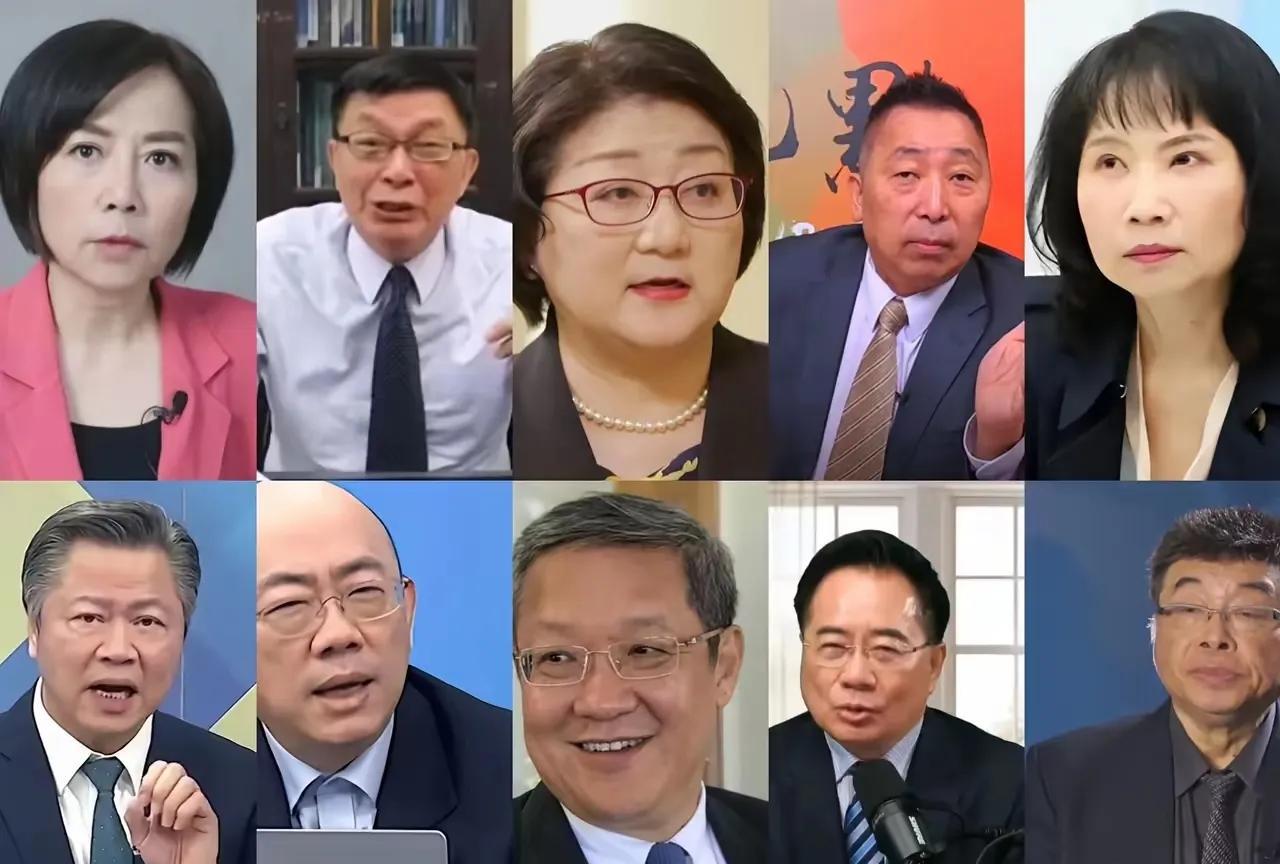 台湾十大“统派”名嘴战力表。介文汲、雷倩的格局和眼界高，几乎不说脏话，且雷倩偏