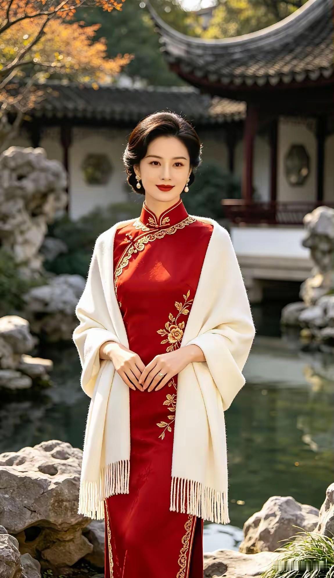旗袍之美，美在端庄。美在优雅，美在含蓄。美在文化，美在传承。国风古韵，推陈