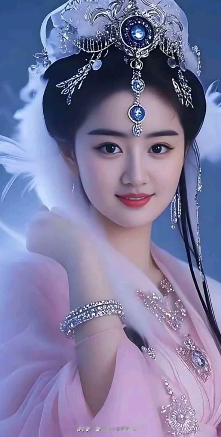 惊艳的古风美女，精致的妆容和华丽的头饰，让人仿佛穿越到了古代。