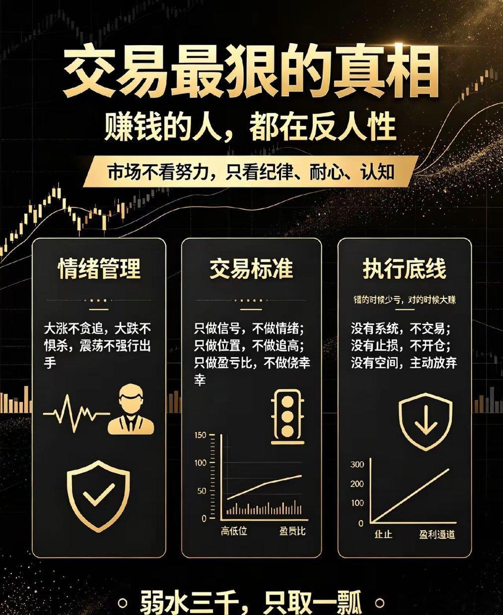 交易最狠的真相：赚钱的人，都在反人性市场从来不是赚技术的钱。是赚情绪、贪心、急躁