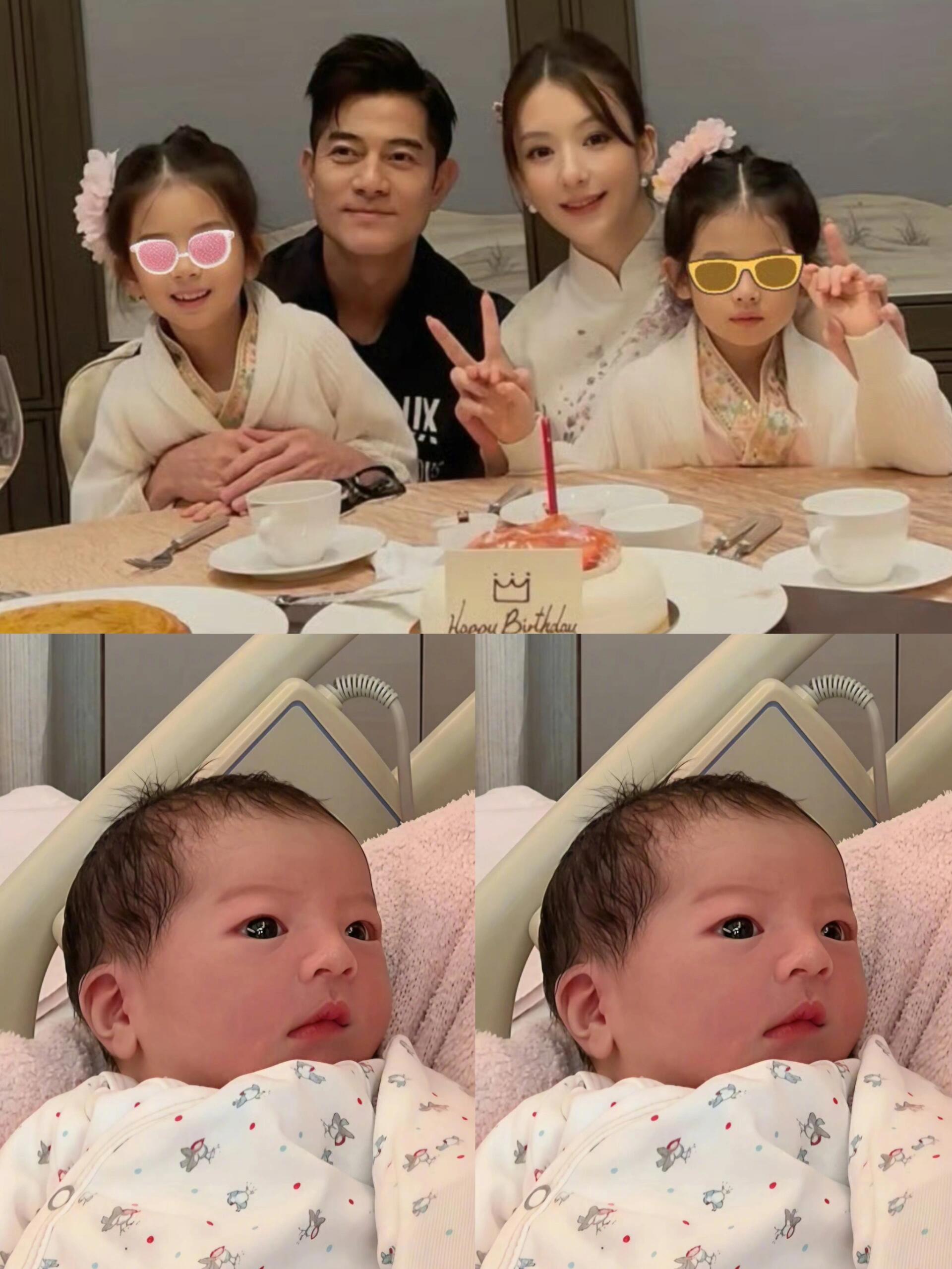 方媛性别从不是我们爱的条件郭富城今日晒出小女儿照片，大眼睛高鼻梁，刚出生就很好