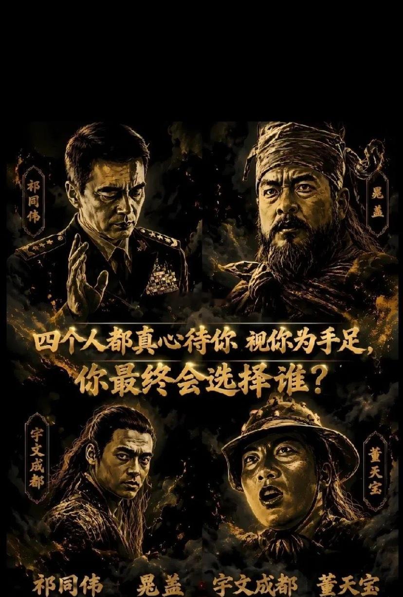 这四个人哪个更适合当大哥​​​