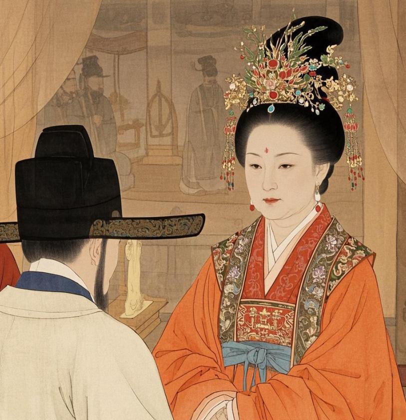 公元1033年，权倾一世的刘太后弥留之际，做出不断抓扯身上龙袍的怪异举动？儿子宋