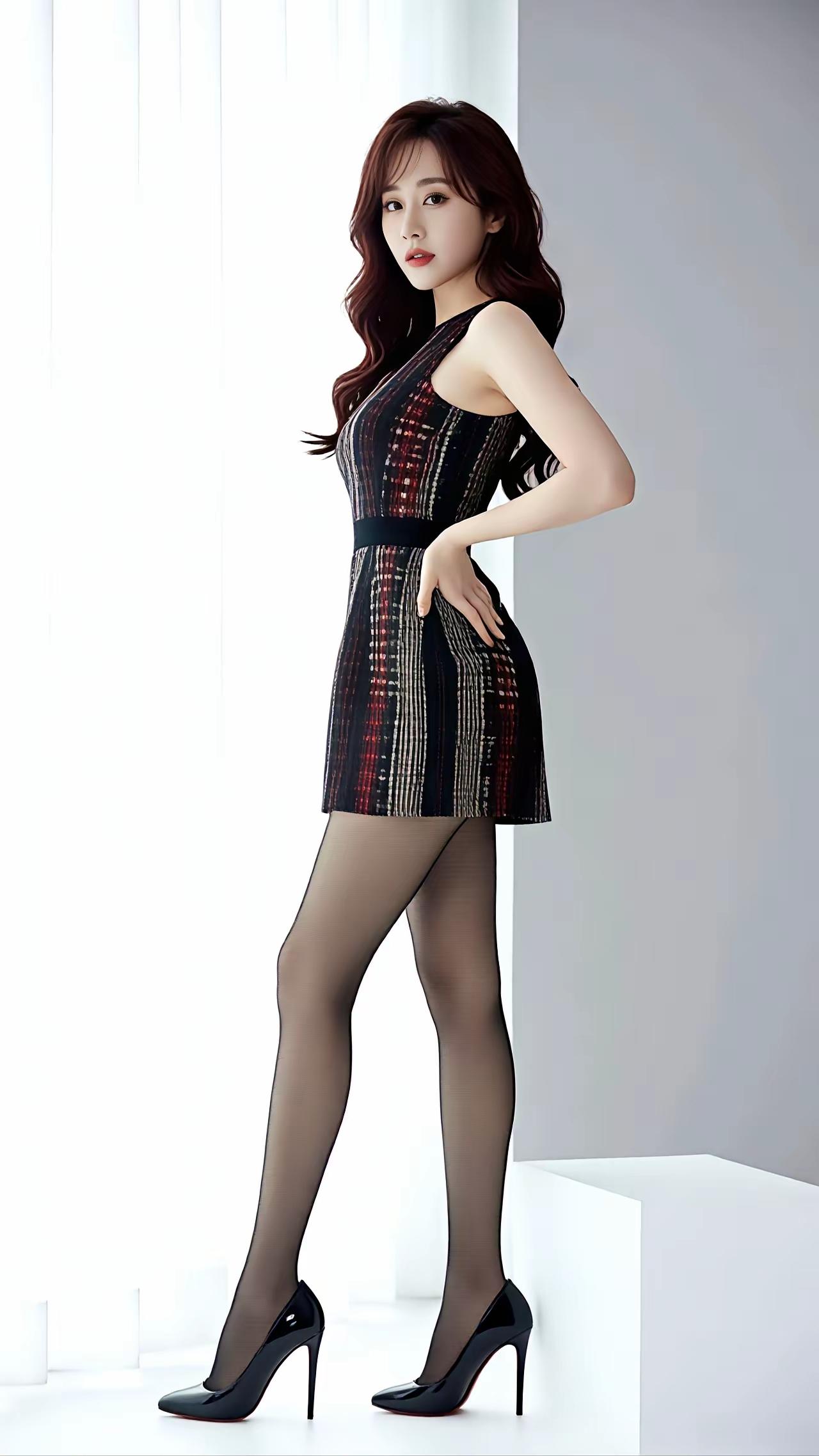 红衣美人倚栏立，风姿绰约似画里。优雅女人如何赢得精致?