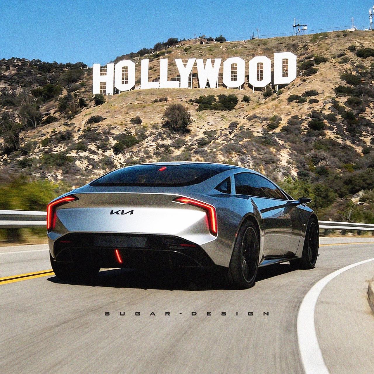 韩国人的兰博基尼！起亚四门概念跑车预览！起亚版的兰博基尼？预测图直接给你们看一