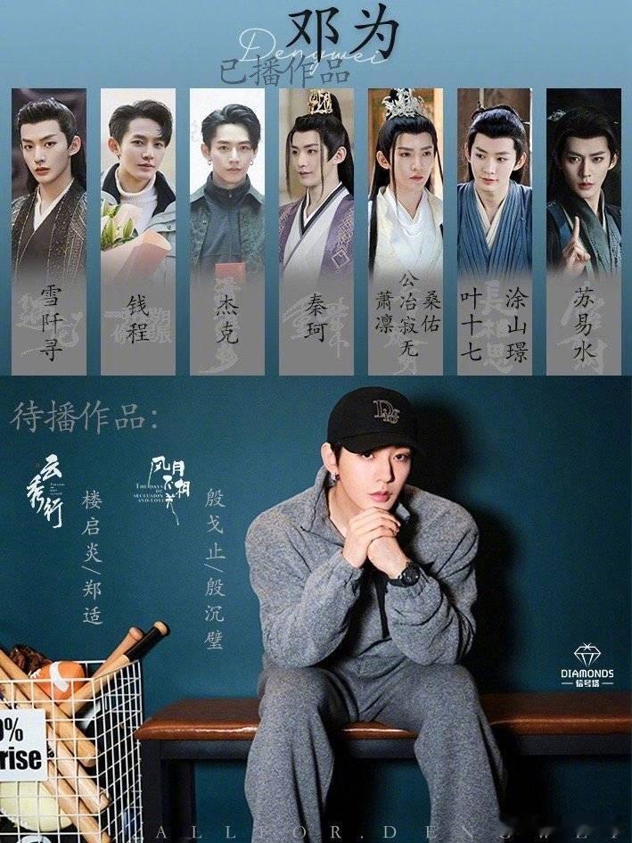 优秀的邓为哥哥，已播作值得反复观看，待播作值得期待😚！｜邓为