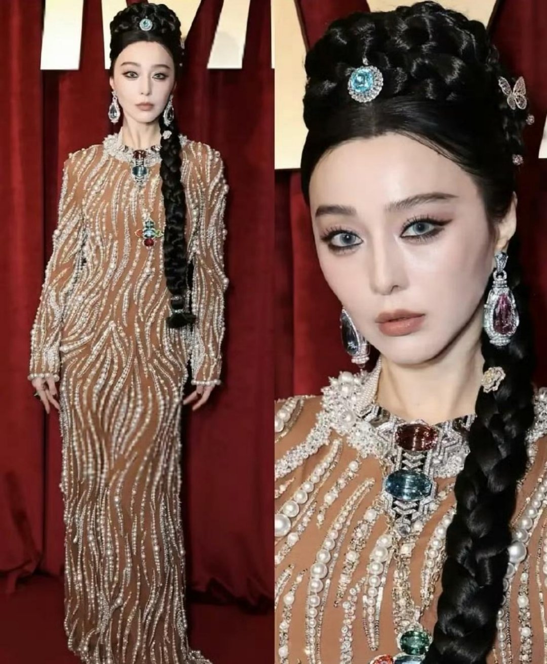范冰冰她花了多少钱坐到安娜的身边……