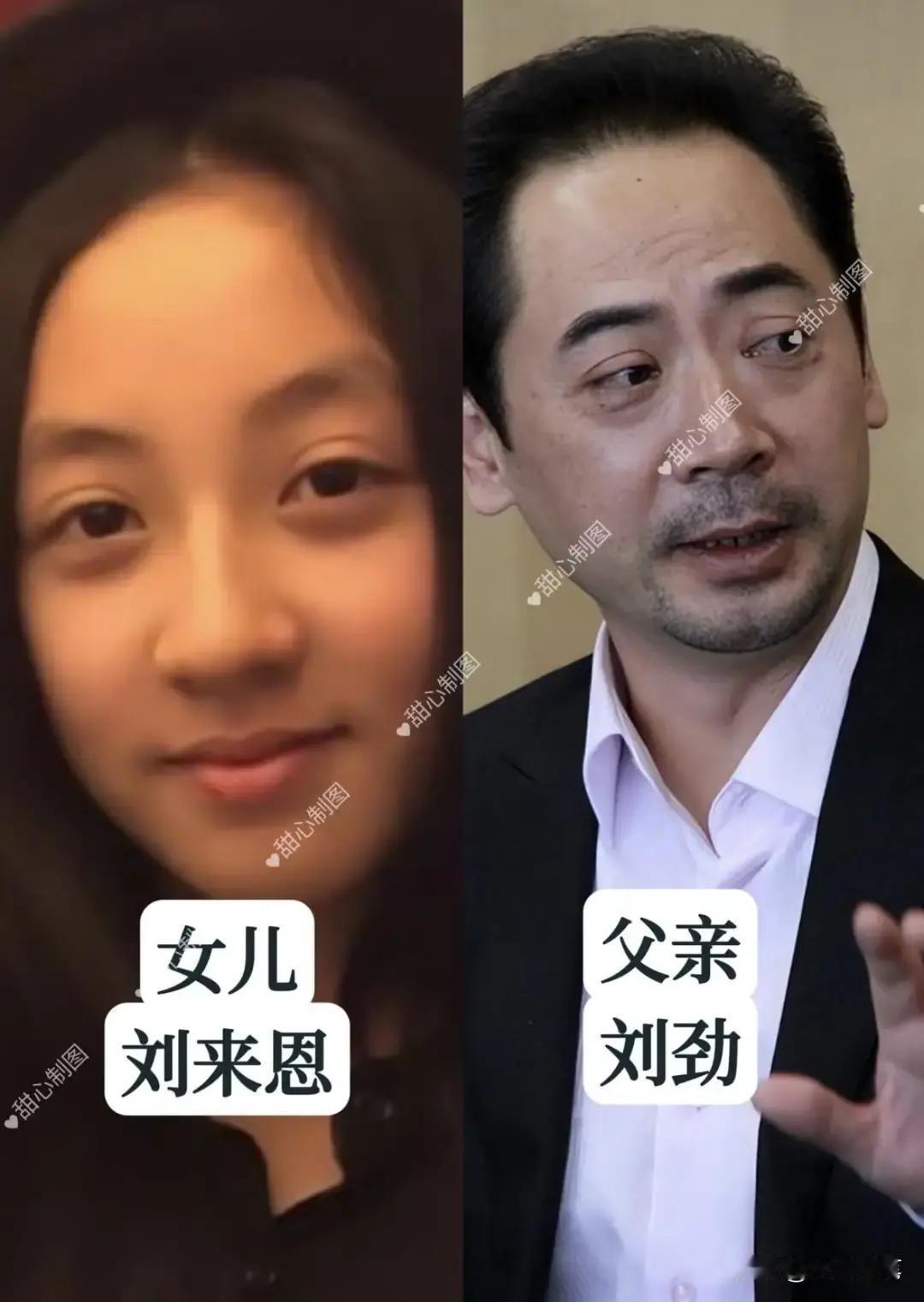 真正的传承，从来不在脸上。你盯着他们的眉眼对比图时，明星的女儿们，早