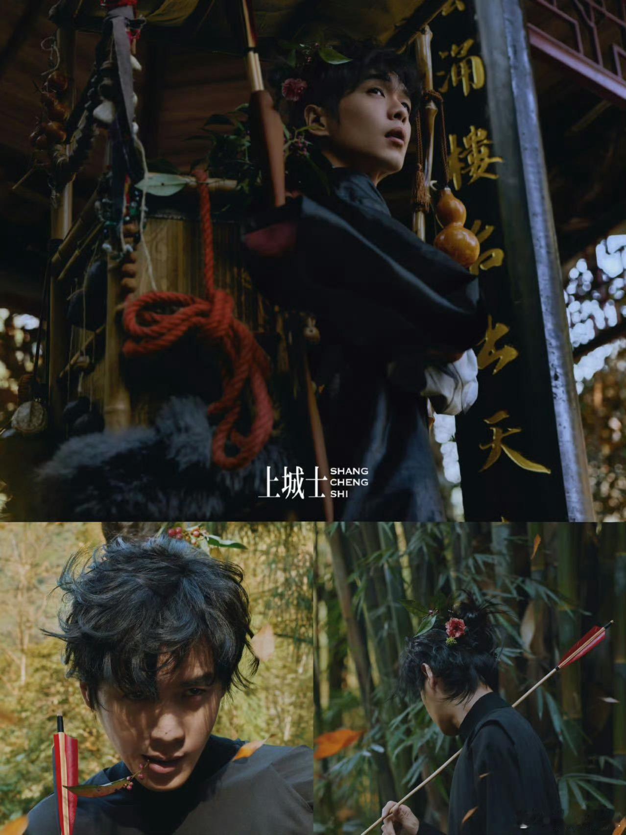 张若昀梳了丸子头新造型好好看呀，不愧是我们男明星，结婚这么多年还是好好看