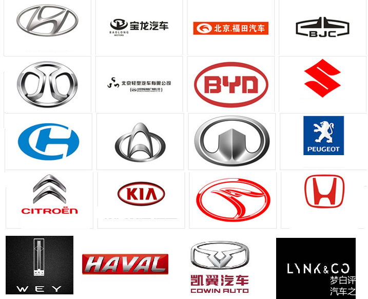 104个国内汽车品牌, 你能认出多少个呢? 能认出20基本