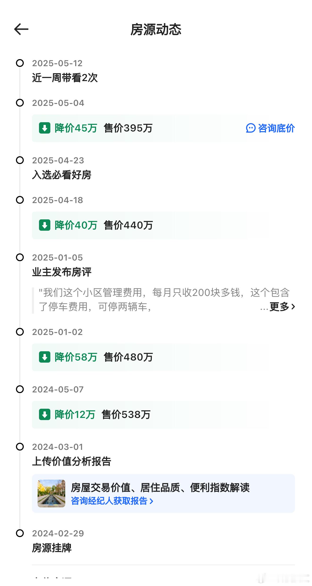 房东以550万定价卖房，一年后降到395万~还在卖[doge]​​​