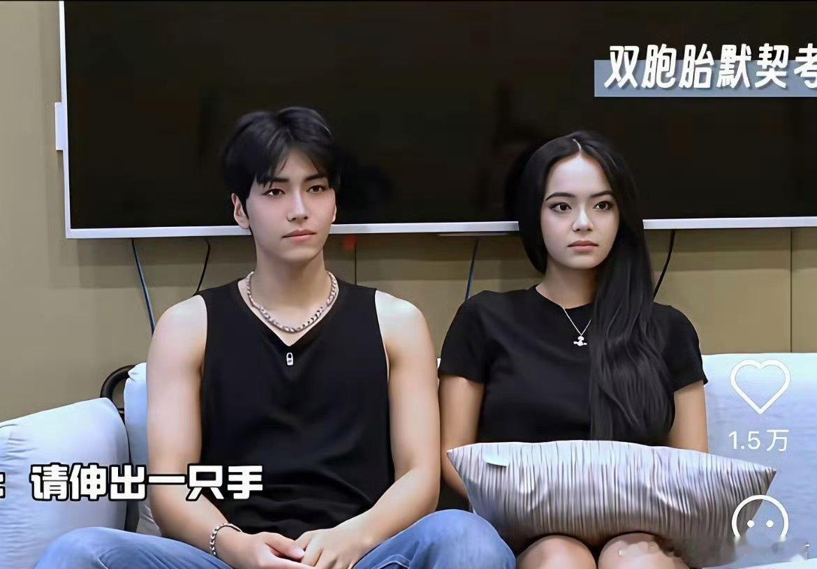 邵兵的龙凤胎儿女，儿子进娱乐圈当了明星，女儿是纽约大学的高材生，兄妹俩遗传父母的