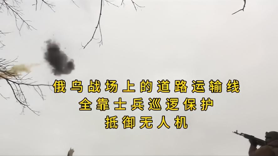 你知道吗，在俄乌战场的运输线上，士兵们拿步枪拼无人机，每天击落十架，仍险象环生，