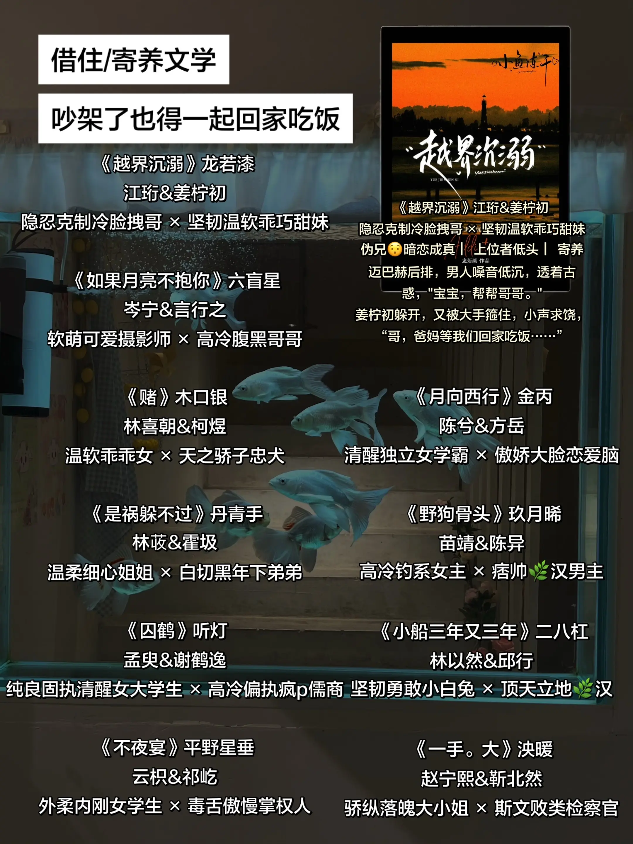 借住/寄养文学。
