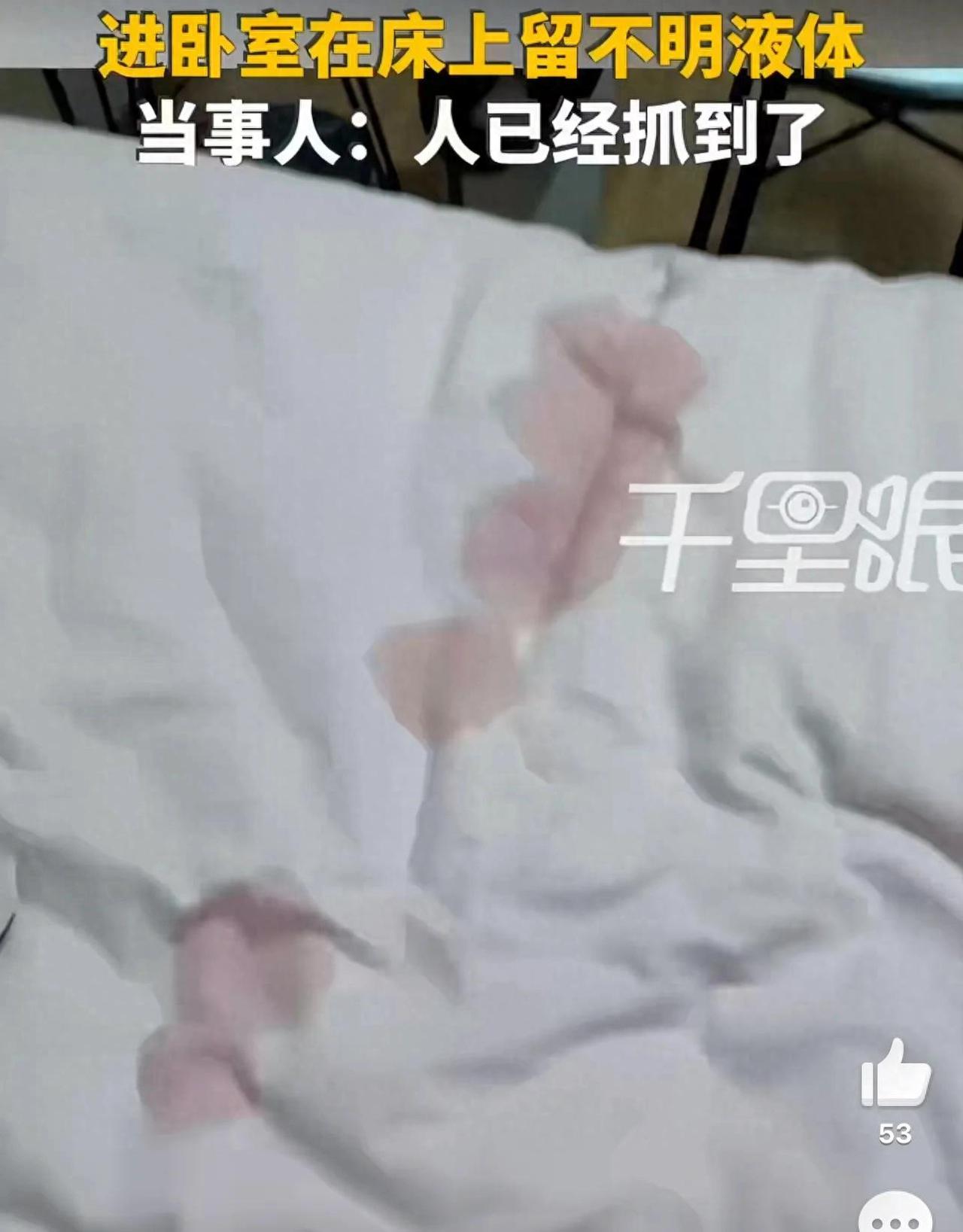 太离谱了！浙江杭州，女子晚上在出租屋休息，一翻身突然摸到床边有湿湿的液体，她第一