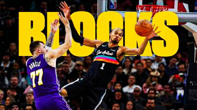 文班亚马震撼盖帽集锦：NBA赛事中的致命封盖