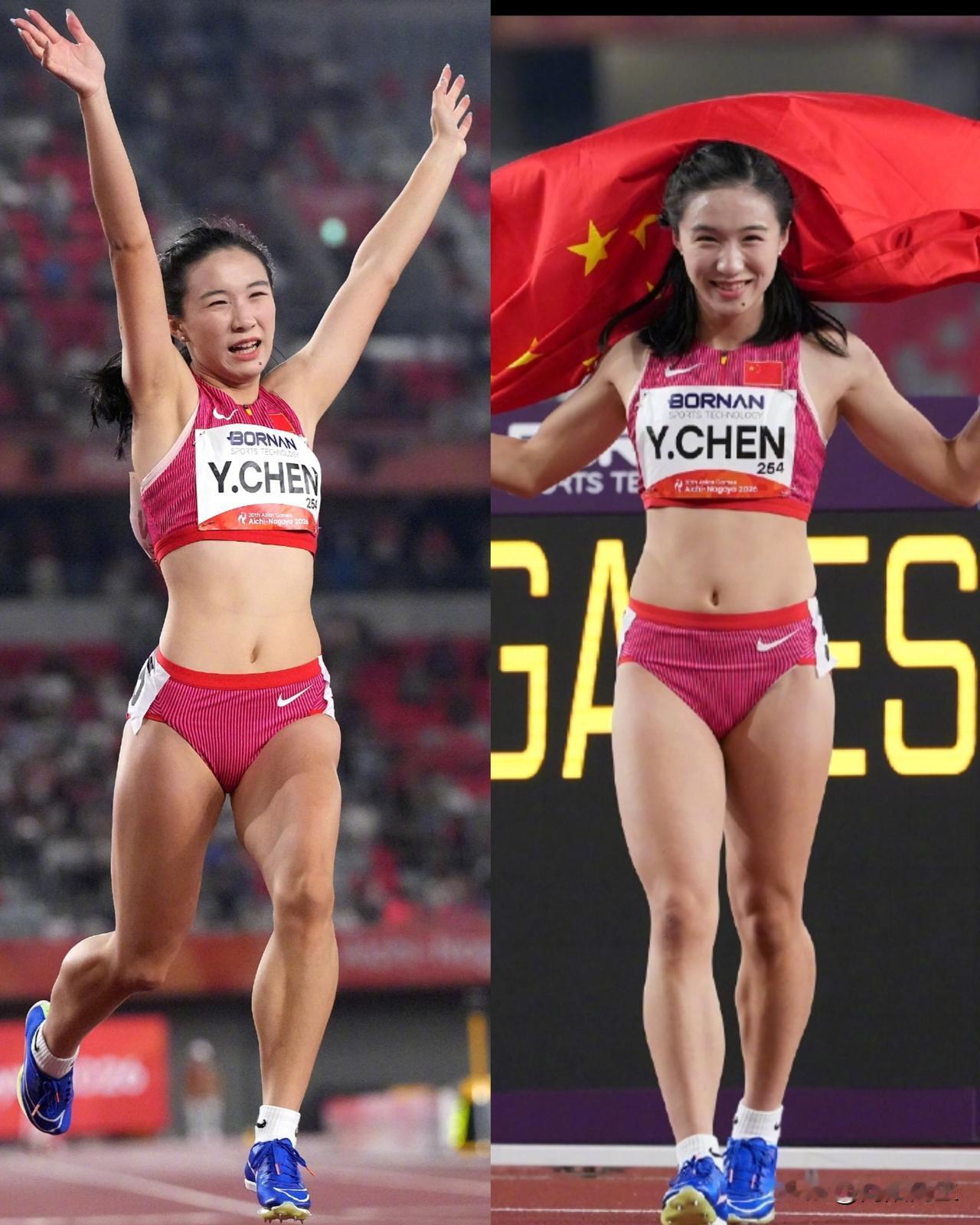 明眼人都看得明白，教练组心里更清楚，17岁陈妤颉以11秒06夺百米决赛金牌，