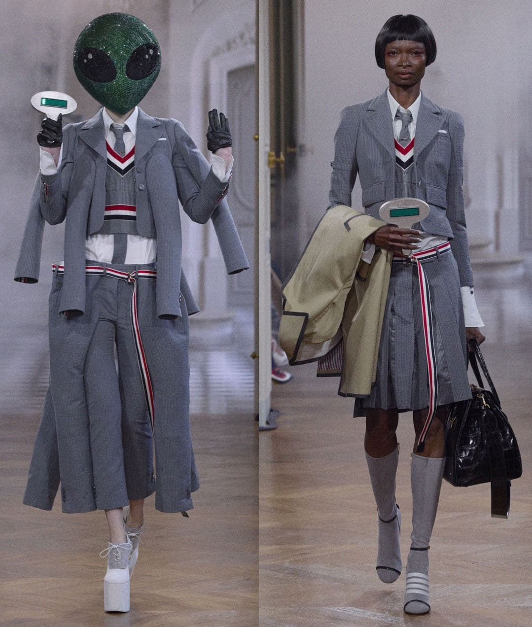 THOMBROWNE2026春夏系列时装秀，星际旅行不知道该怎么穿，Thom