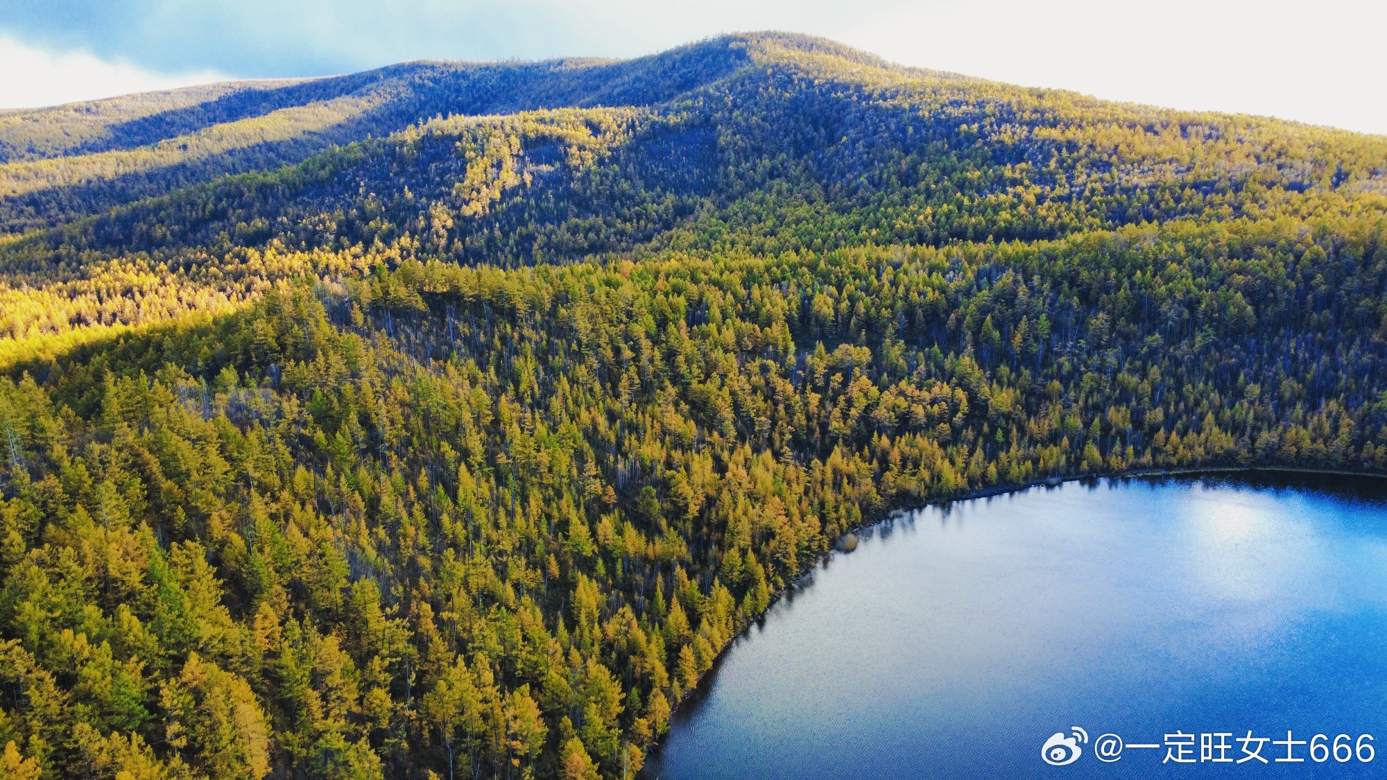 山河盛大我心小满无人机结算画面👇最美的秋天🍂大兴安岭🐿️不冻河-大峡谷-天池呼伦湖#探秘大兴安