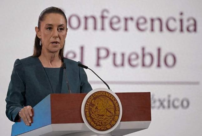 美国急了！就在3月30号墨西哥总统辛鲍姆当着所有媒体的面，把话撂得明明白白，墨西