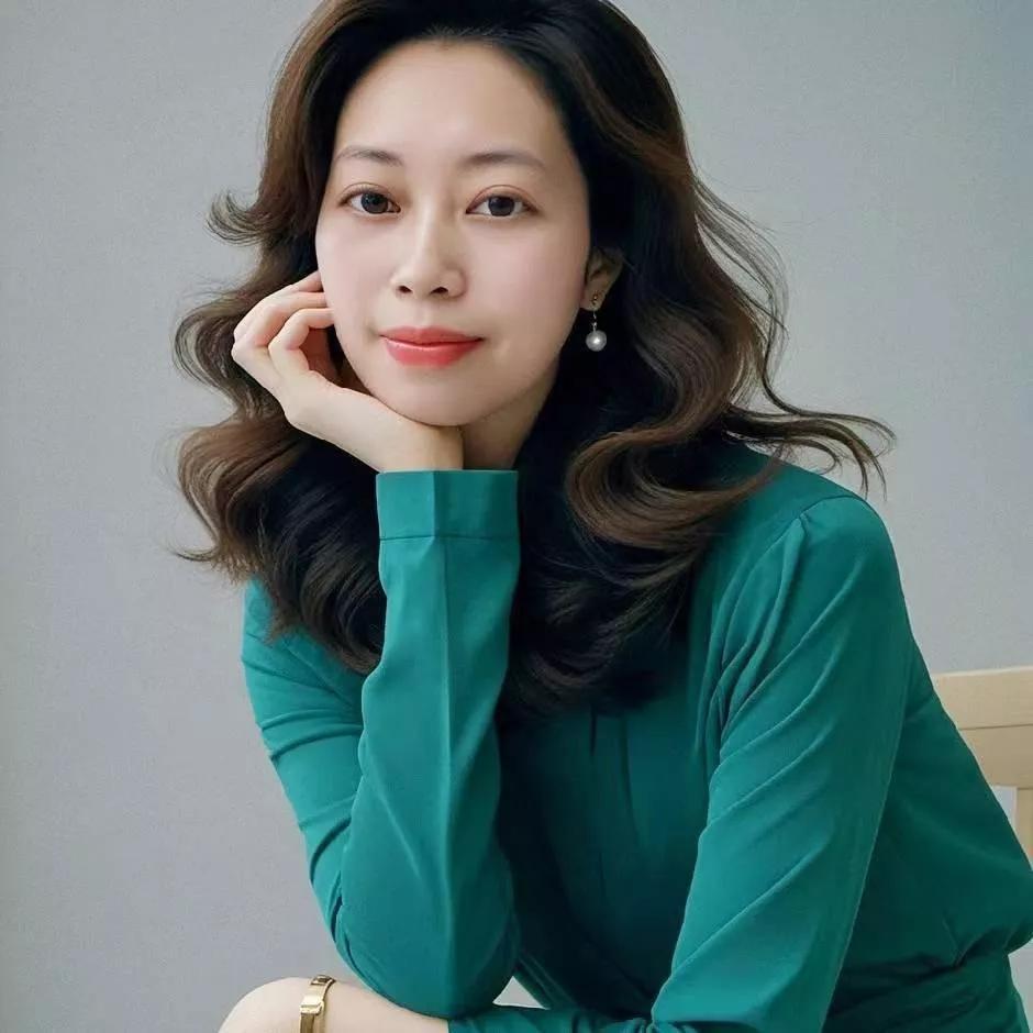 优雅自信的女性，温柔的微笑，散发着独特的魅力。少女感微笑女孩美少女的微笑女性