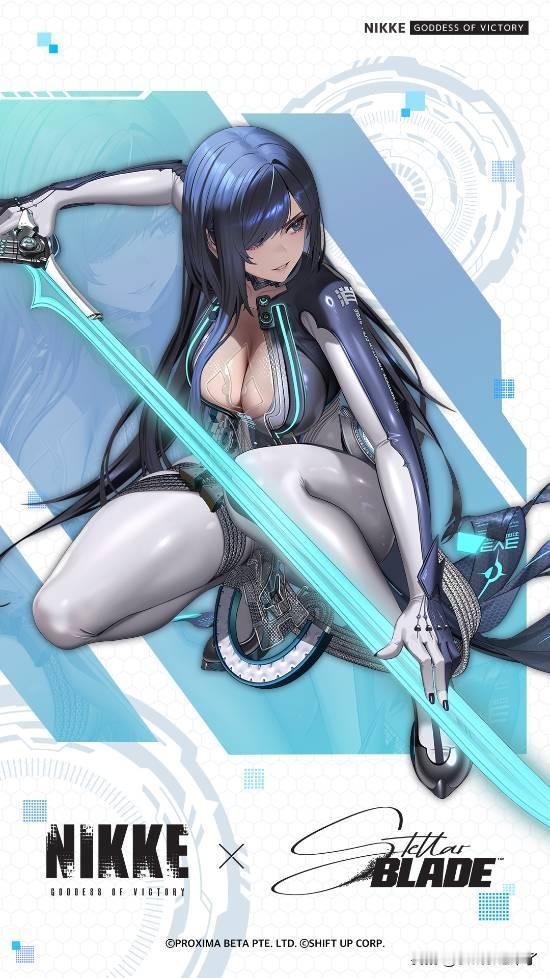 《胜利女神：妮姬》官方正式公布了与动作RPG大作《剑星》联动的三位角色伊芙（Ev