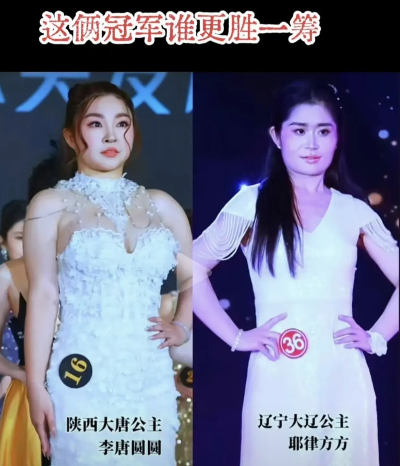 这次大中华环球选美，各地区都选出了当地的美女，湖南冠军还算正常水平，陕西地区和辽