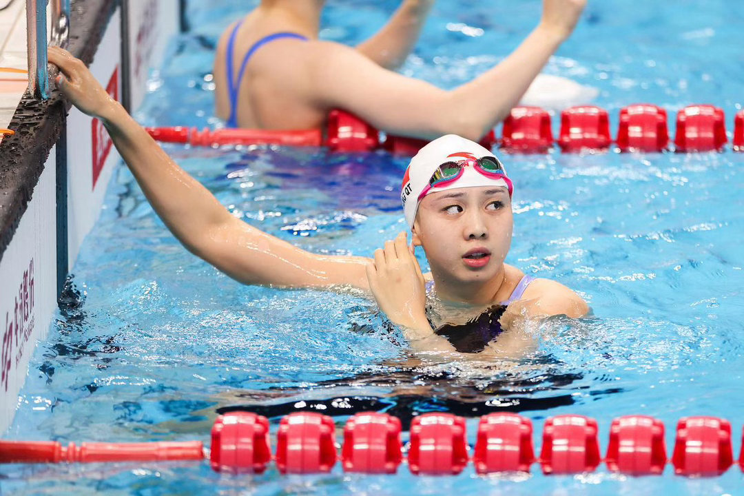 唐钱婷0.03秒绝杀美国名将西罗基2026年泛太平洋游泳锦标赛女子50米蛙泳项目