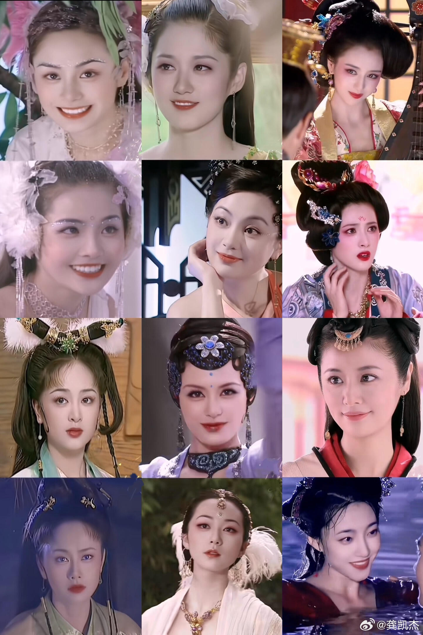 盘点一下老电视剧里的古装美人，你们还有印象的是哪几位？觉得谁最美呢？