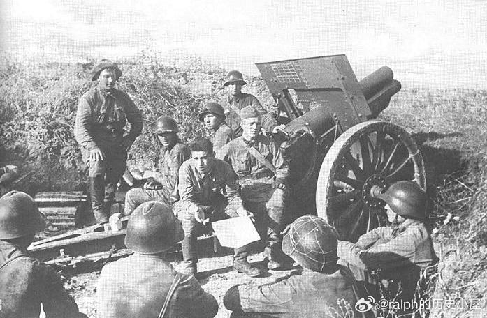 1939年8月诺门坎战役中苏军步兵第82师炮兵第82团1910-1930年型15