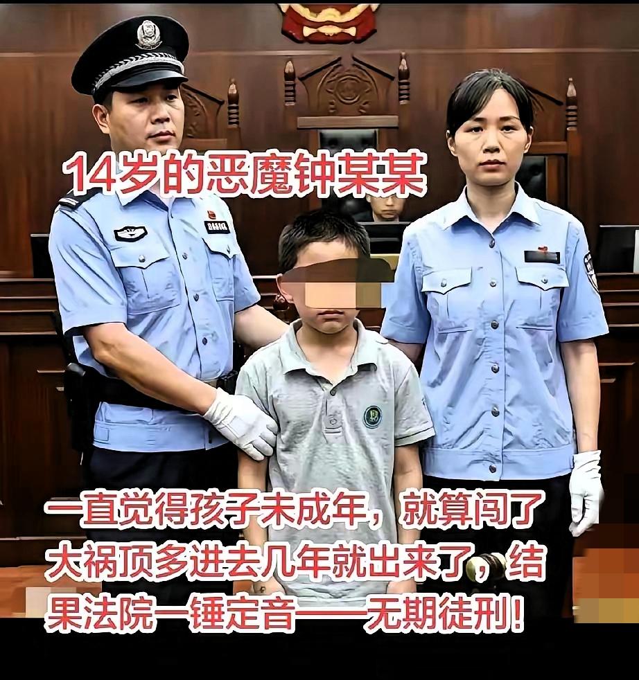 谁懂啊！14岁钟某某被判无期，最该警醒的不是孩子，是拎不清的家长！总有人觉