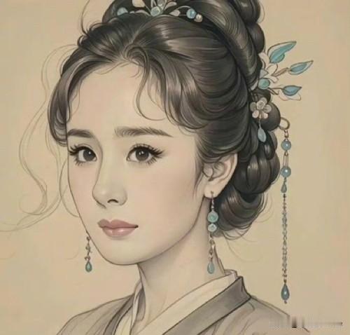 12月11日，以前老觉得古代凭借画册选妃很扯，直到今天看到一众女艺人的素描画！