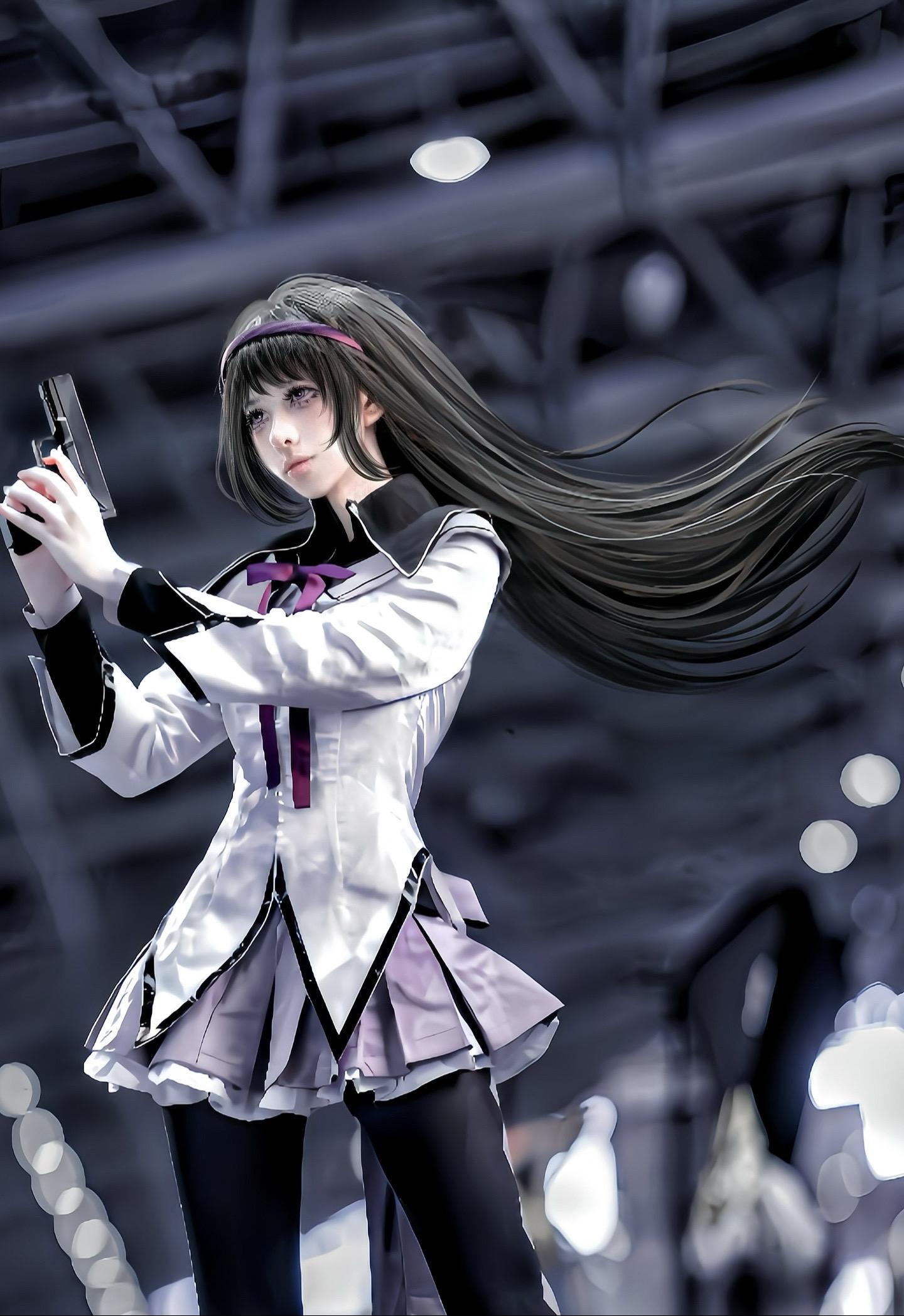 晓美焰cos 魔法少女小圆 cos