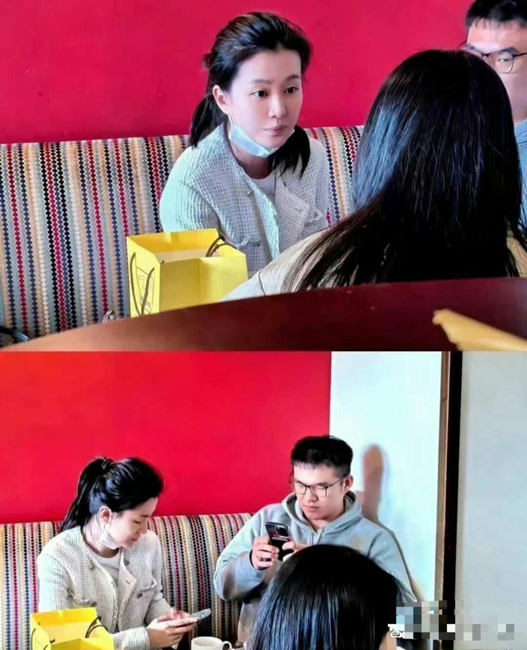 在澳门偶遇乔欣和赖柏霖，两人穿的很随意，也没怎么打扮，完全看不出来这件衣服这么贵