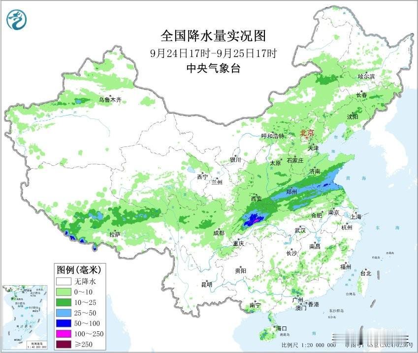 烟台下了一上午的雨，全市降水量都不足10毫米！盼望着，盼望着，烟台中秋节
