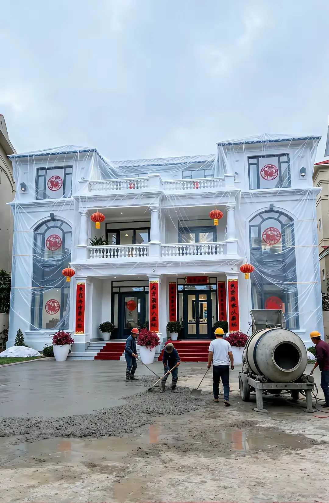 历时六个月，终于给两个儿子建起了一栋双拼。