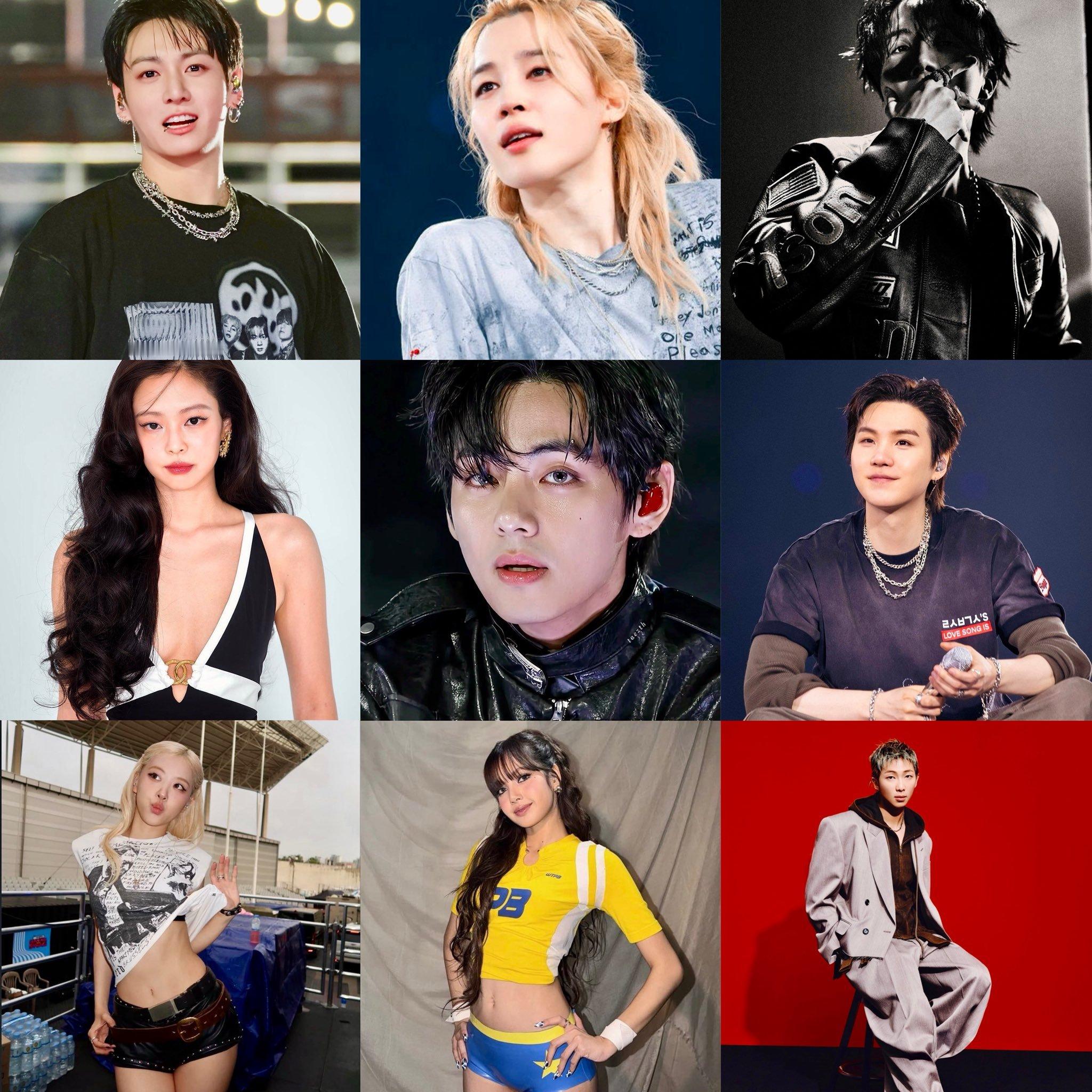 历史Kpopsolo艺人Spotify流媒破1️⃣亿歌曲数排名1.田柾国—