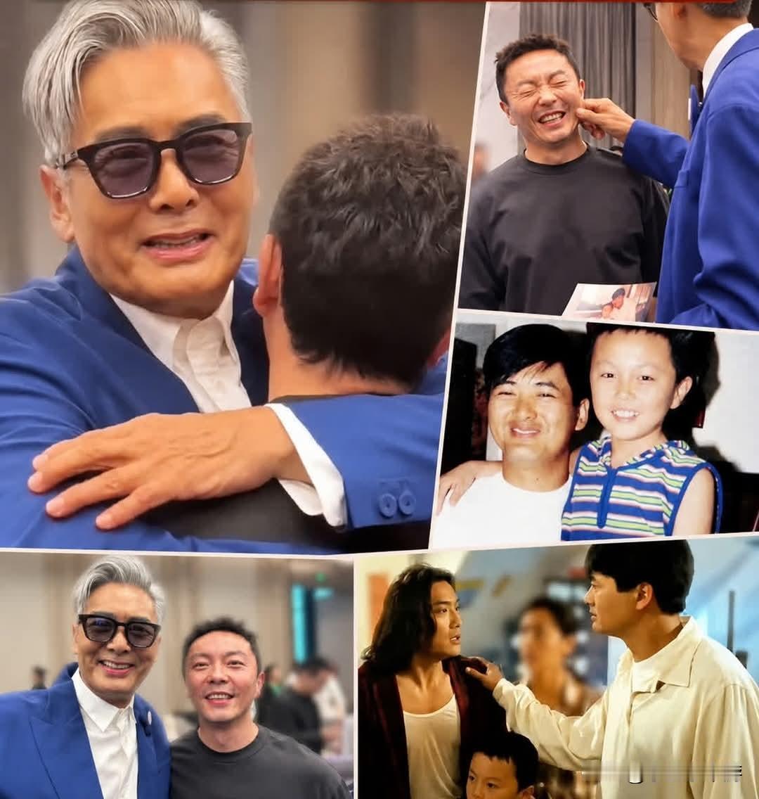 周润发谢苗阔别32年再相遇，谢苗：前辈教我演戏更教我做人！中国内地动作演员