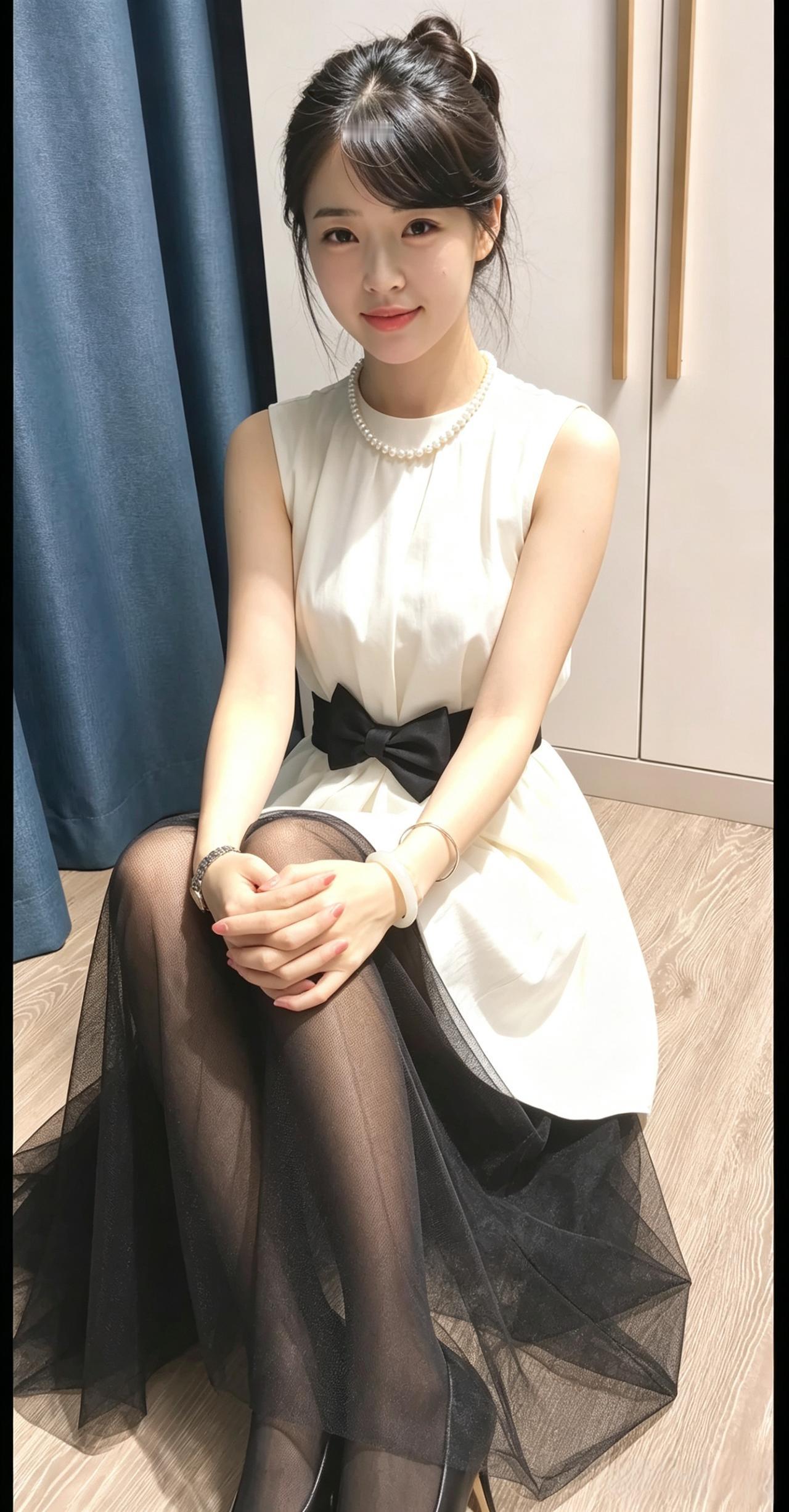 你眼里漫不经心的慵懒黑丝裹着脚踝像一层薄雾高跟鞋敲出的声响是这个下午