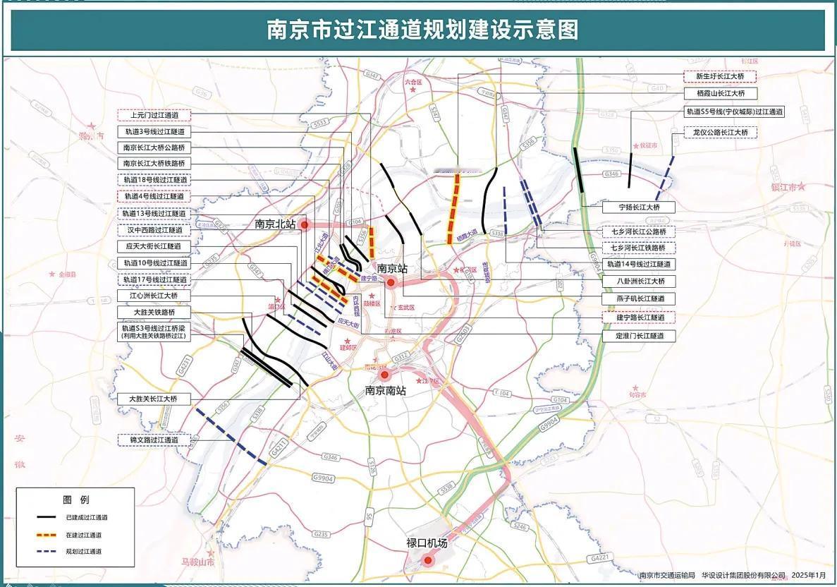 南京过江通道规划