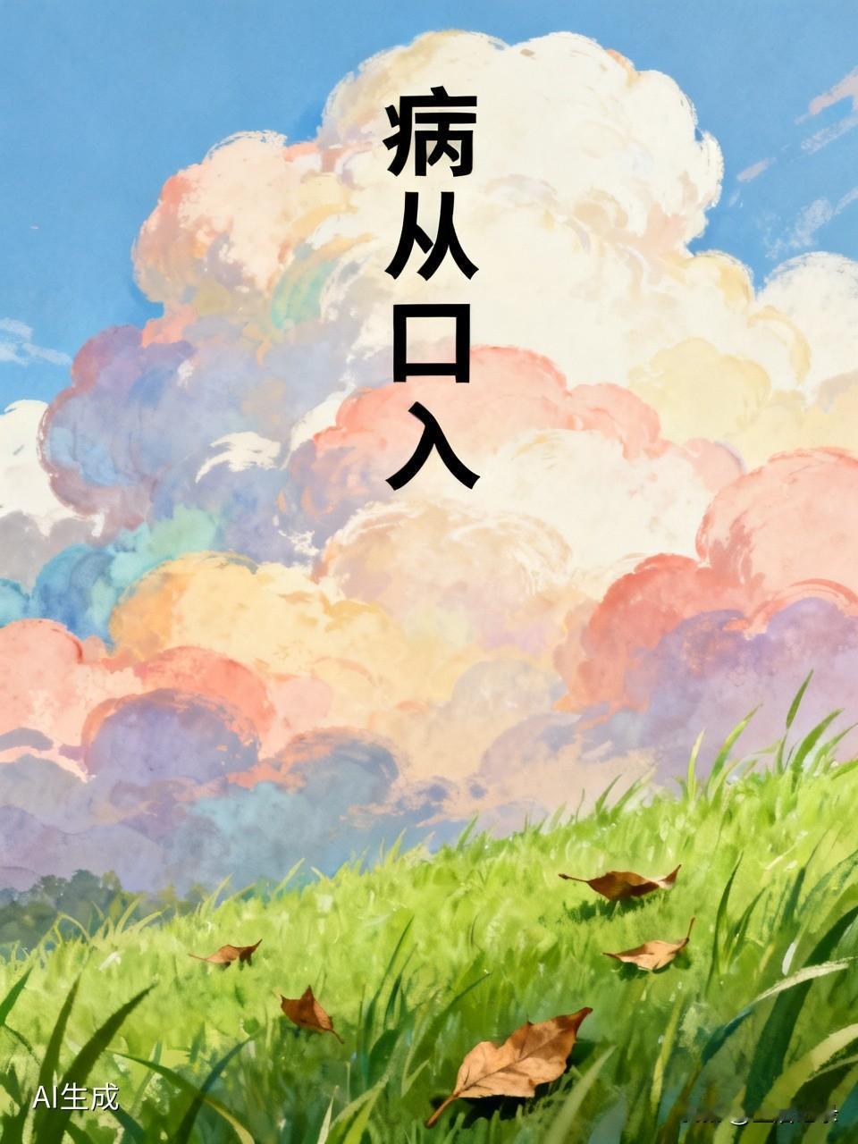 我超赞同“病都是吃出来的”这说法。现在生活条件好，很多病确实和吃脱不了干系。长
