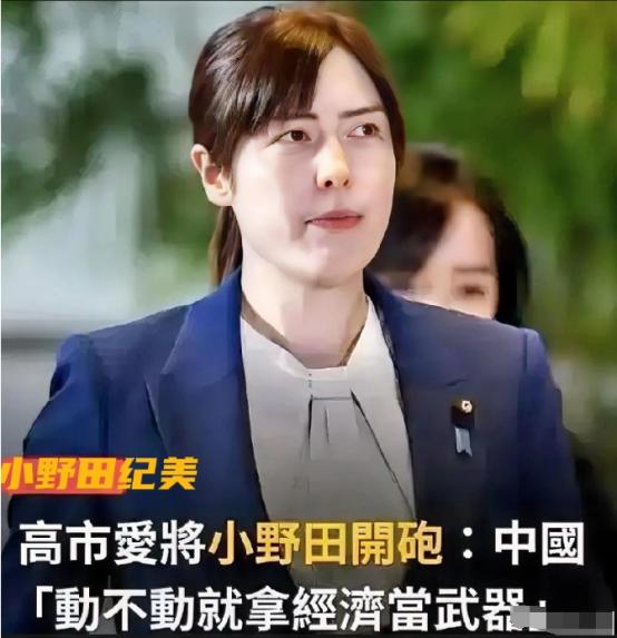 中日关系回不去了，日本经济大臣小野田纪美发文抗议：“反制日本就是经济宣战”。