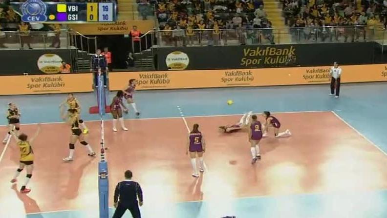 2018女排欧冠联赛第四轮D组第二回合瓦基弗银