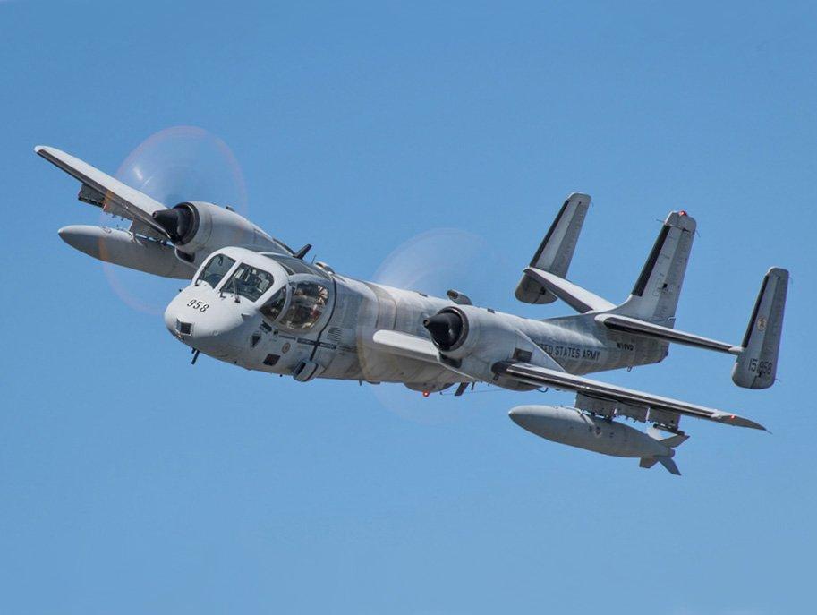 格鲁曼OV-1“莫霍克”侦察机外形怪异、双眼凸出、丑陋不堪，但它并非为了赢得选美