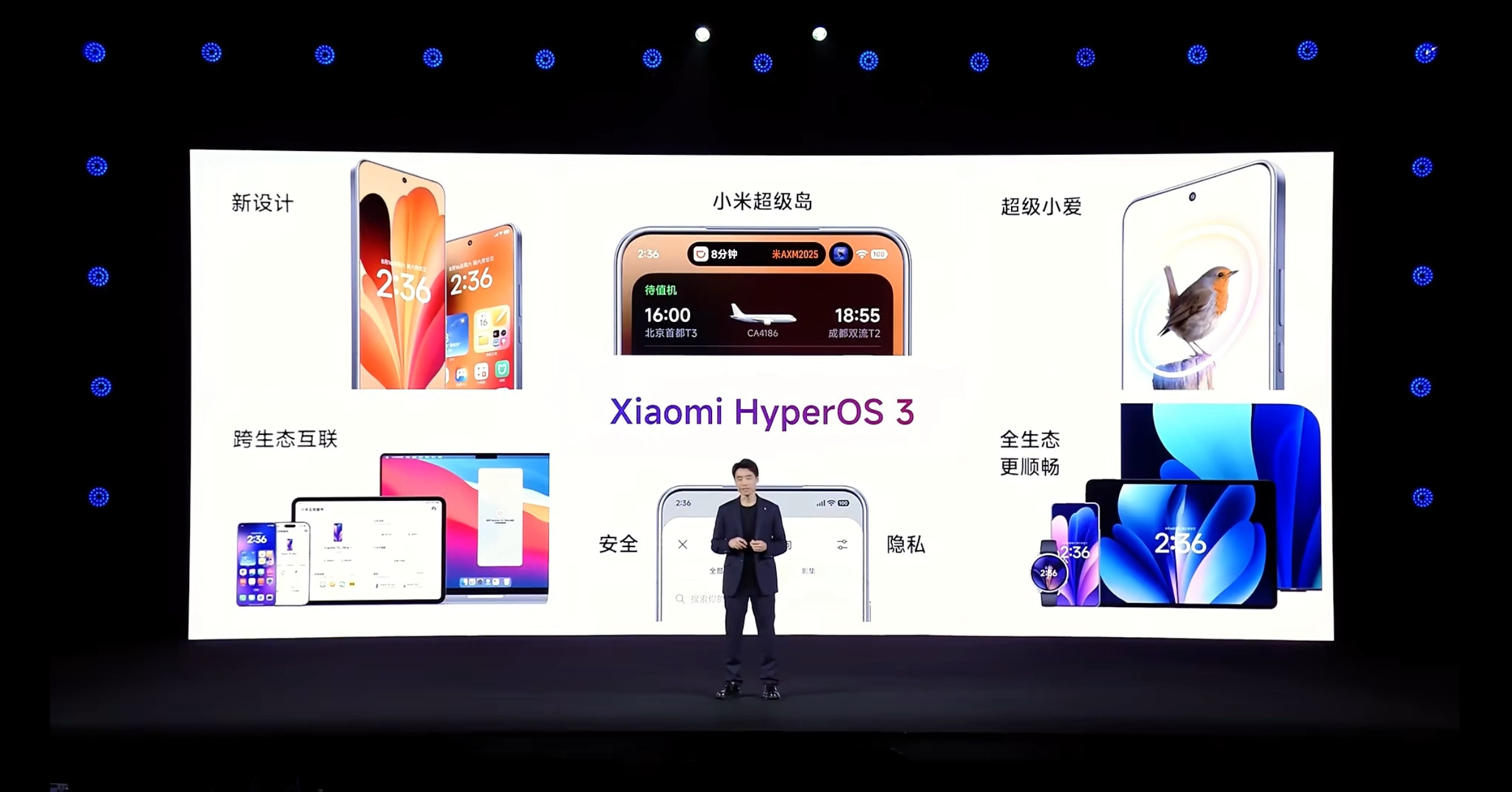 小米澎湃os3的核心功能升级点(图一)，Beta版推送计划(图二)，还是那句