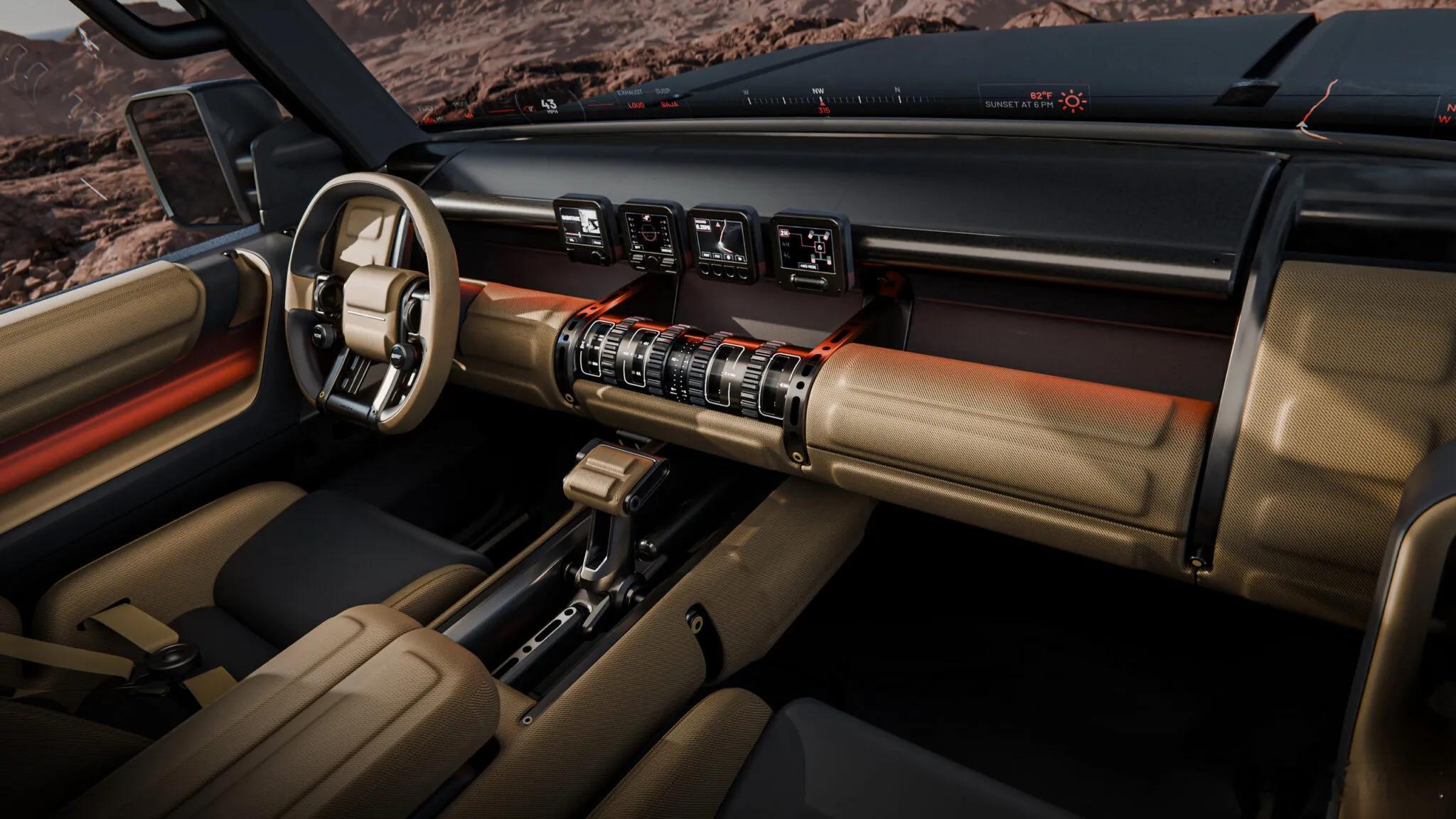 名车志新闻【硬派越野，现代发布Boulder概念车】这是一款基于非承载式车身打