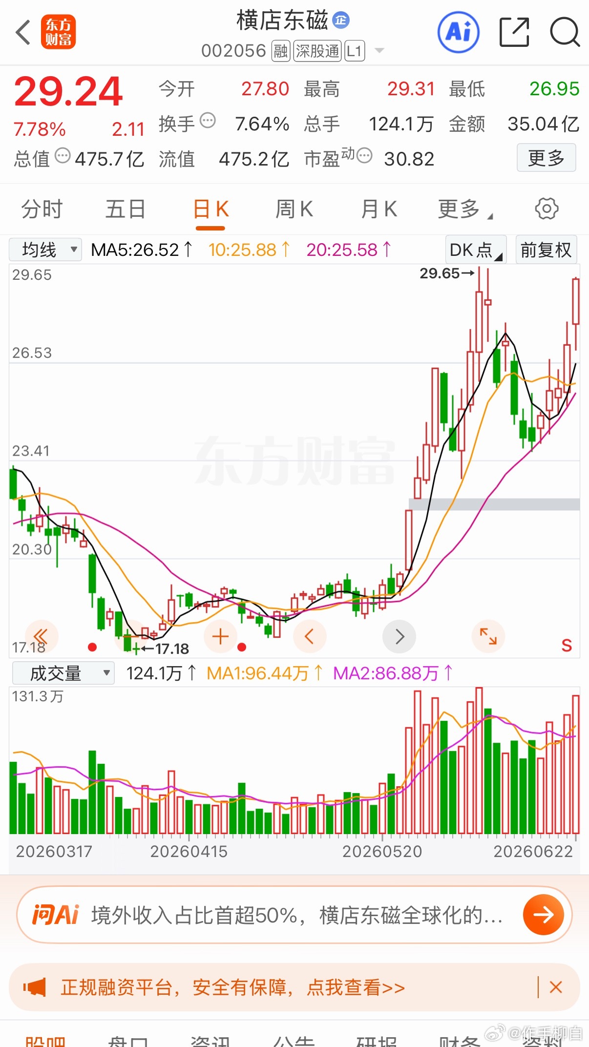 三只值得关注标的你更看好哪支？1.洛阳钼业全球多元矿业龙头，海内外矿山布局完善