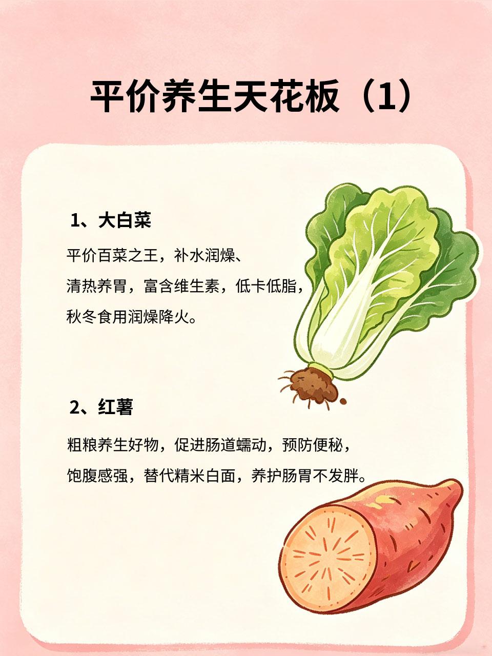平价食材天花板，养生党赶紧收藏养生不用花费高价，菜市场几块钱的食材，营养价值远