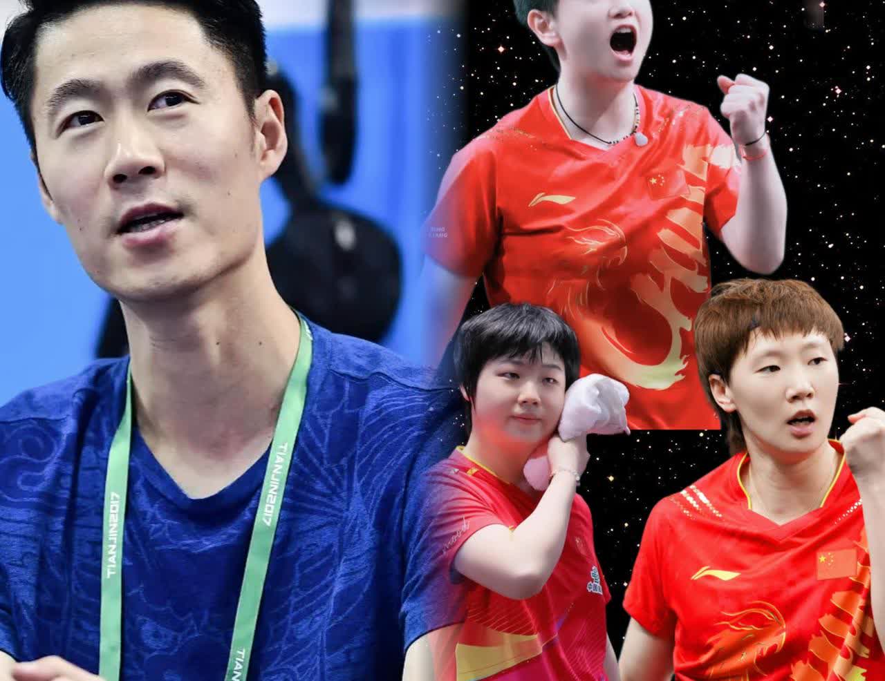王励勤和马琳认为，洛杉矶奥运会女乒一、二单很可能还是孙颖莎和王曼昱的主场，而小将